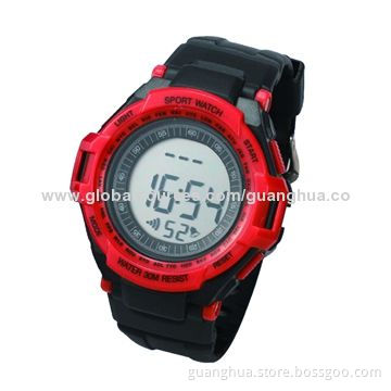 Heart Rate Monitor with Warning, Alarm Function, EL Backlight, 24 Hours Display Form